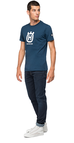 オーガニックコットン Tシャツ REPLAY FOR HUSQVARNA 詳細画像